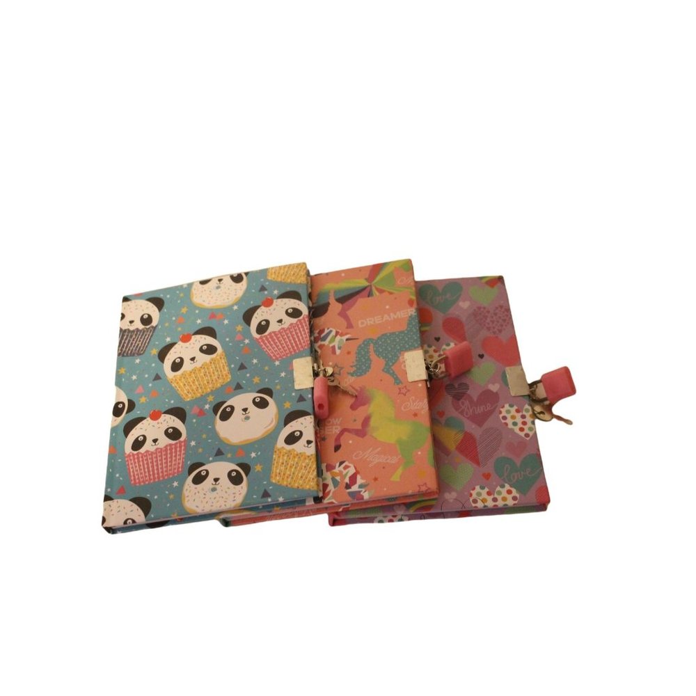 Lot of three diaries Diary Lot Gifts Birthday Christmas Stocking Stuffer